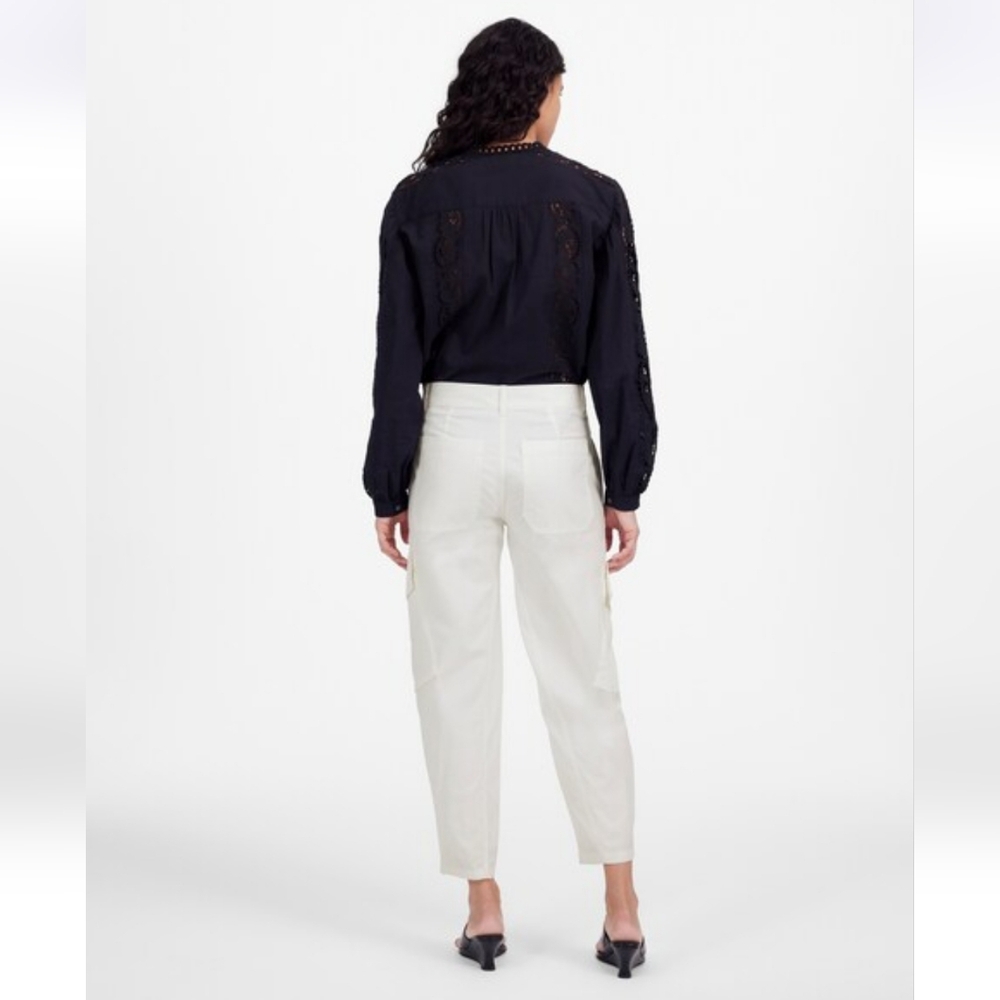 Madewell The Barrel-Leg Utility Pant in Garment-Dyed Twill - Picture 4 of 7